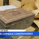Confederate time capsule currently being fought over between the city of Orlando, Florida and a local chapter of the Daughters of the Confederacy (News 6/Screenshot)